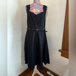 Torrid Black Midi Dress with Belt